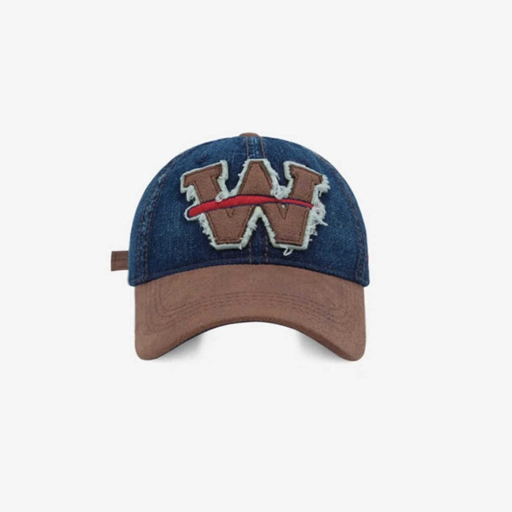 Men's Distressed Denim Baseball Cap Stornfield