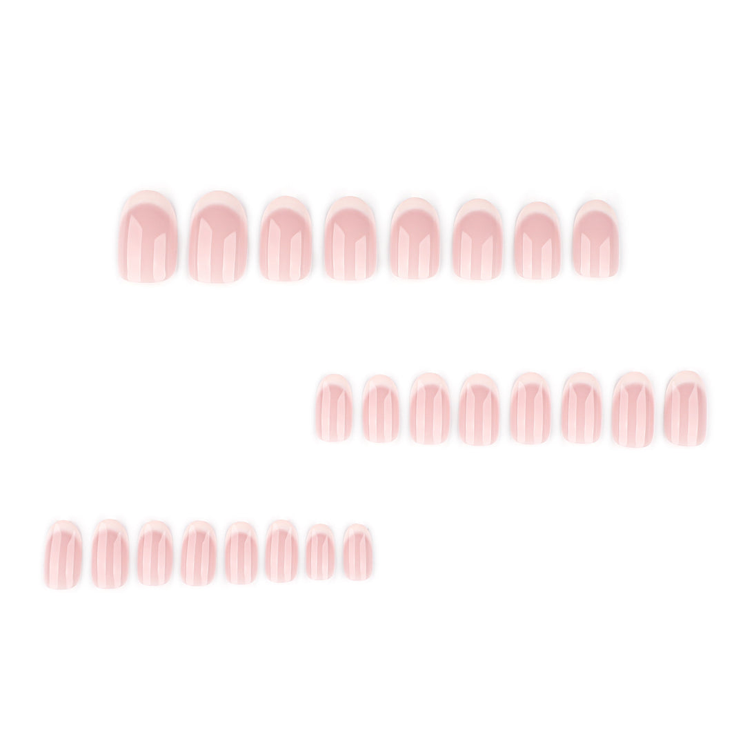 Elegant stiletto nails with classic French tip Stornfield