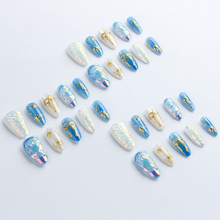 Artistic Press-On Nail Art Set Stornfield 1787542830