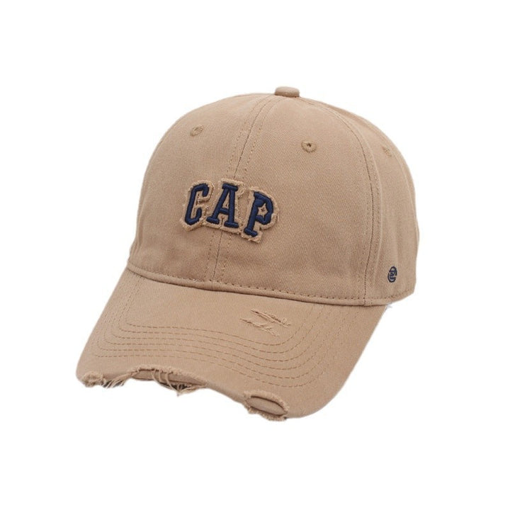 Women's Distressed Cotton Baseball Cap Stornfield