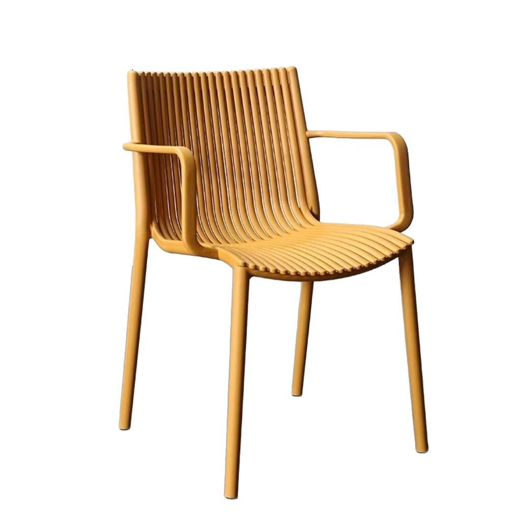 Contemporary Slatted Dining Chair Stornfield