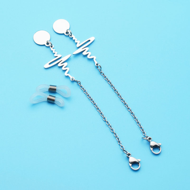 Stylish Heartbeat Design Dangle Earrings Stornfield