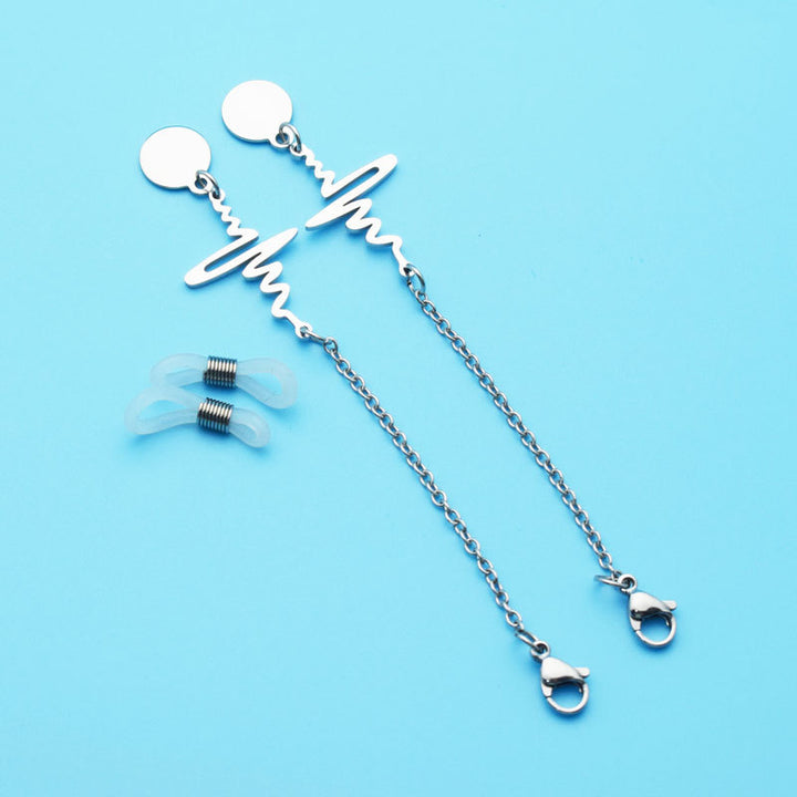Stylish Heartbeat Design Dangle Earrings Stornfield