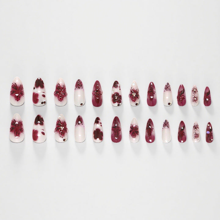 Floral 3D Press-On Nail Set Stornfield
