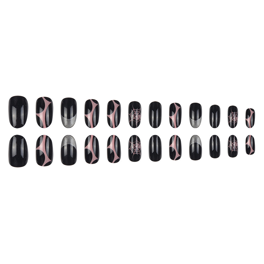 Halloween-Themed Stiletto Nail Art Set Stornfield