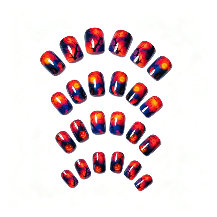 Creative artificial nails with celestial moon and star motif Stornfield