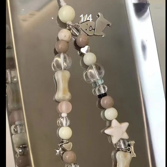 Dog-Themed Charm Beaded Bracelet Stornfield