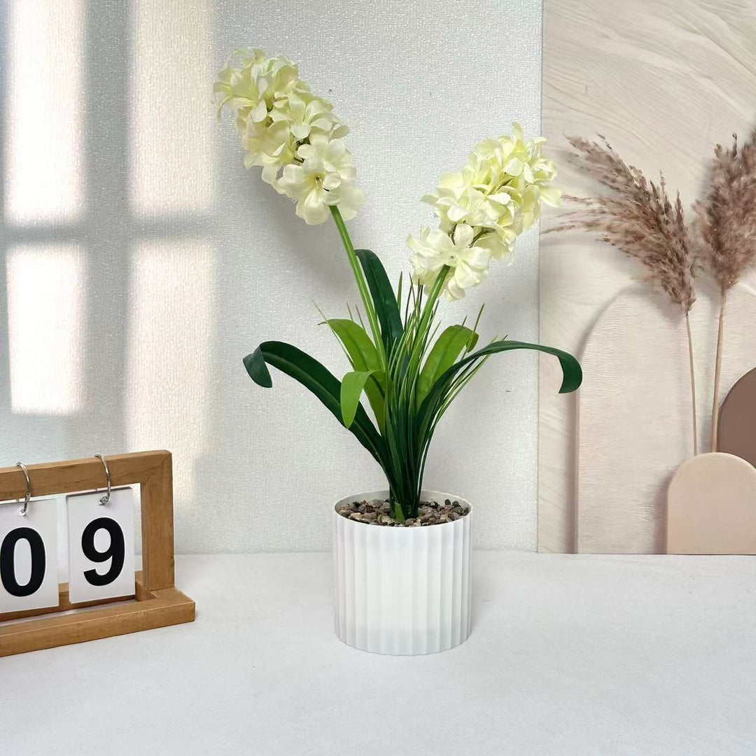 Lifelike Floral Decorative Centerpiece for Home Display