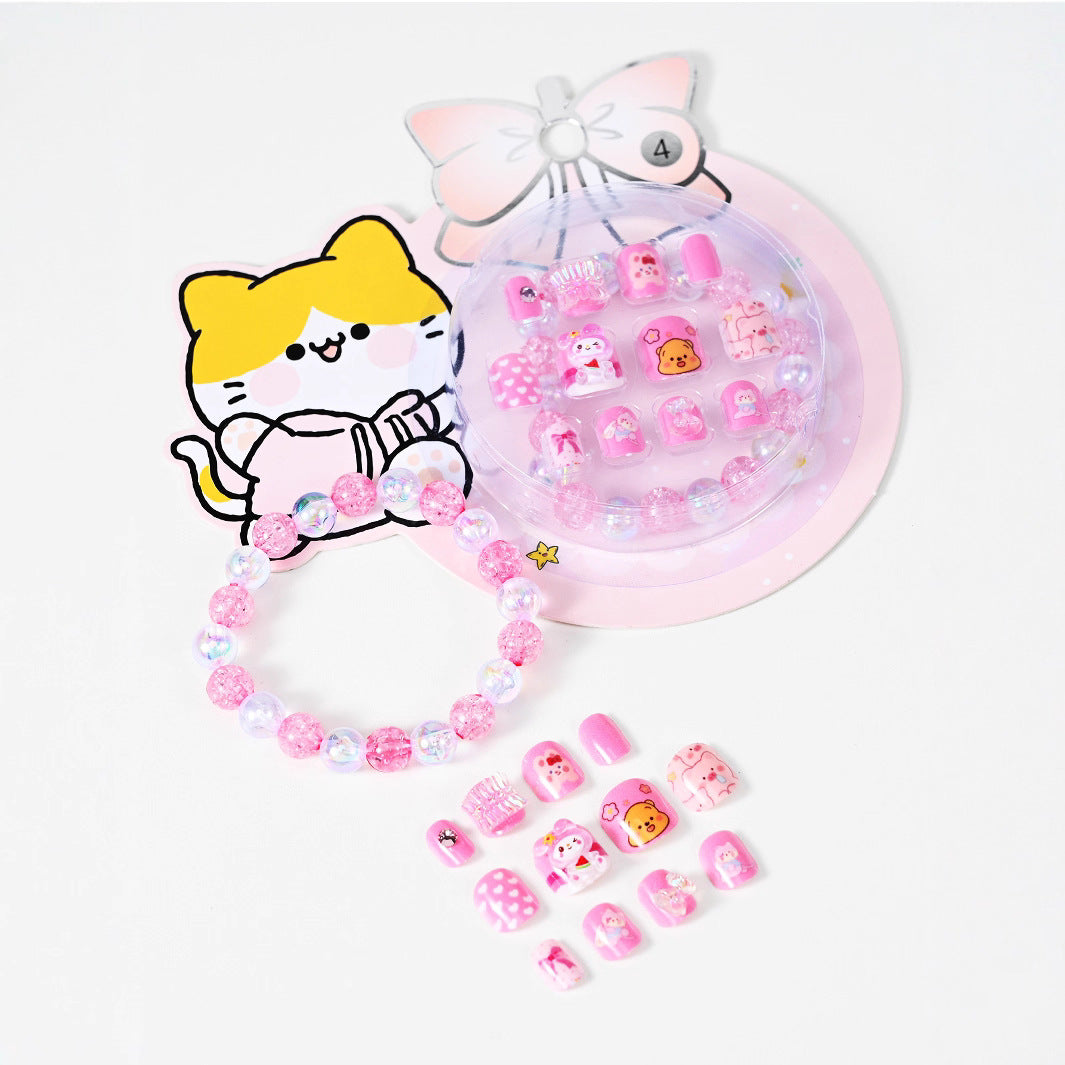 Cute Cartoon-Themed Press-On Nail Set Stornfield