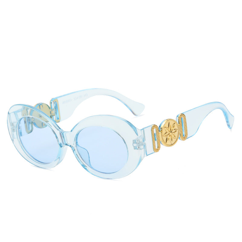 Ladies fashionable sunglasses with striking golden accents Stornfield