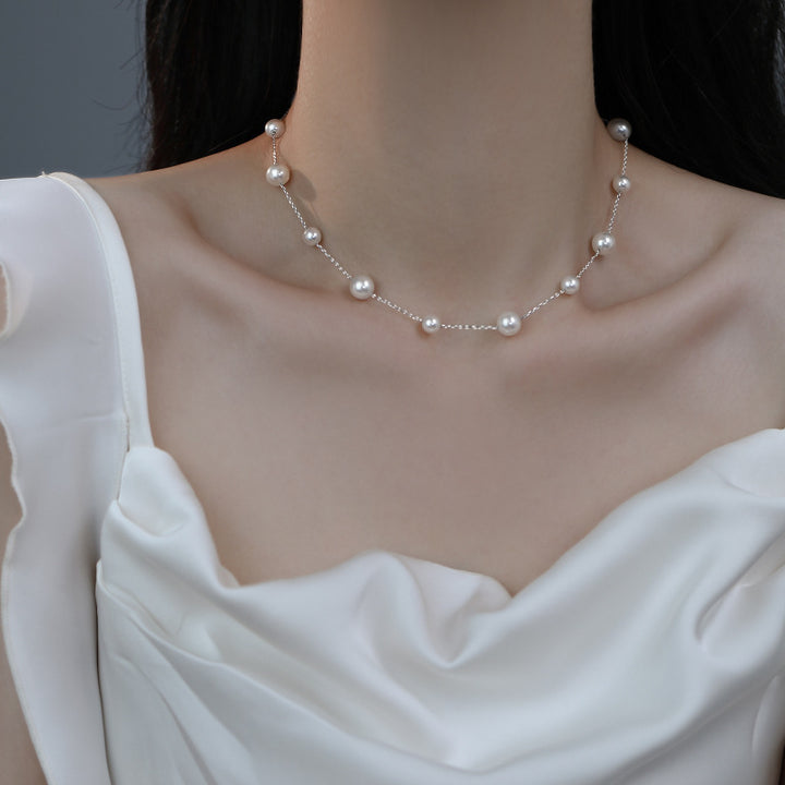 Pearl Drop Lariat Necklace Stornfield