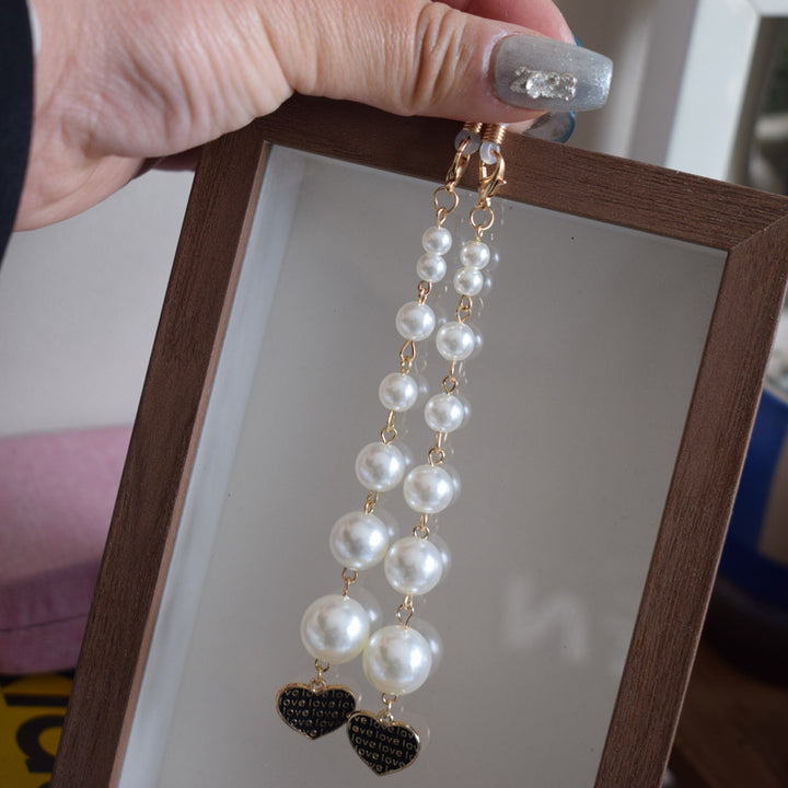 Glamorous Long Pearl Drop Earrings Stornfield