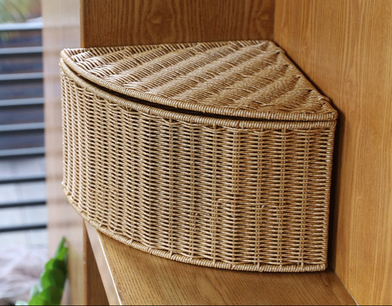 Curved Woven Storage Basket Stornfield