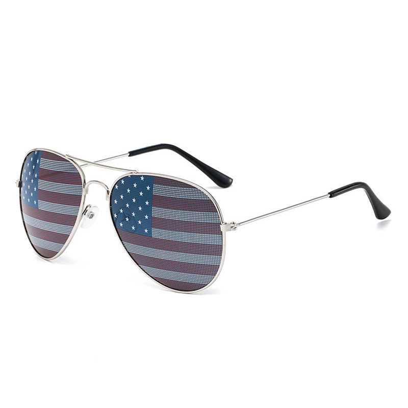 Patriotic Flag Aviator Sunglasses Stornfield