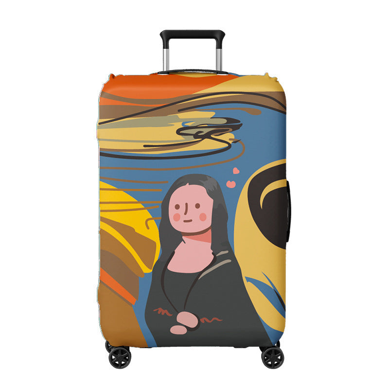Women's hard shell suitcase with exciting travel motif Stornfield