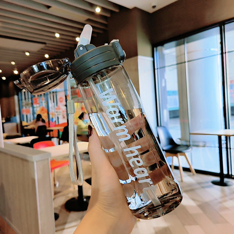 Women Transparent Water Bottle with Ergonomic Lid Stornfield