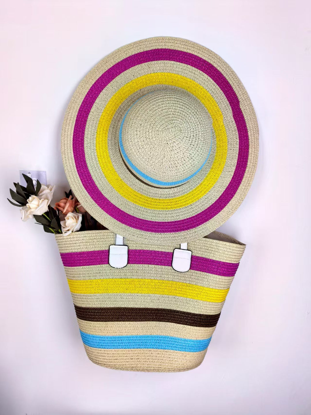 Beach bag with matching sun hat Stornfield