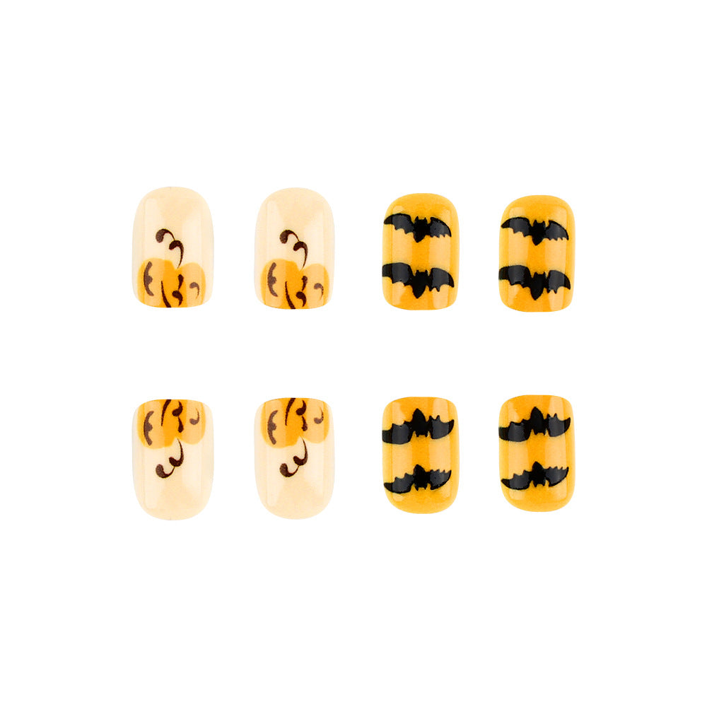 Seasonal Halloween-Themed Press-On Nail Art Set Stornfield