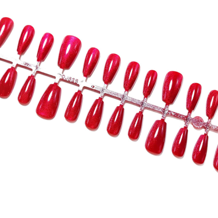 Shiny artificial nails with sparkling at the highest level Stornfield