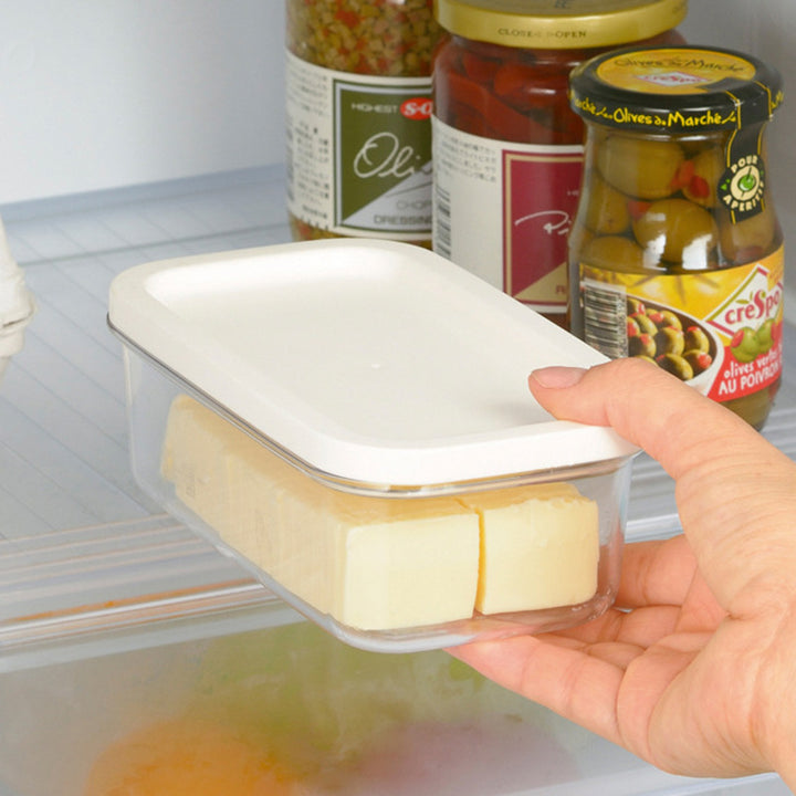 Rectangular Airtight Meal-Prep Storage Container with Removable Silicone Seal and Snap-On Lid