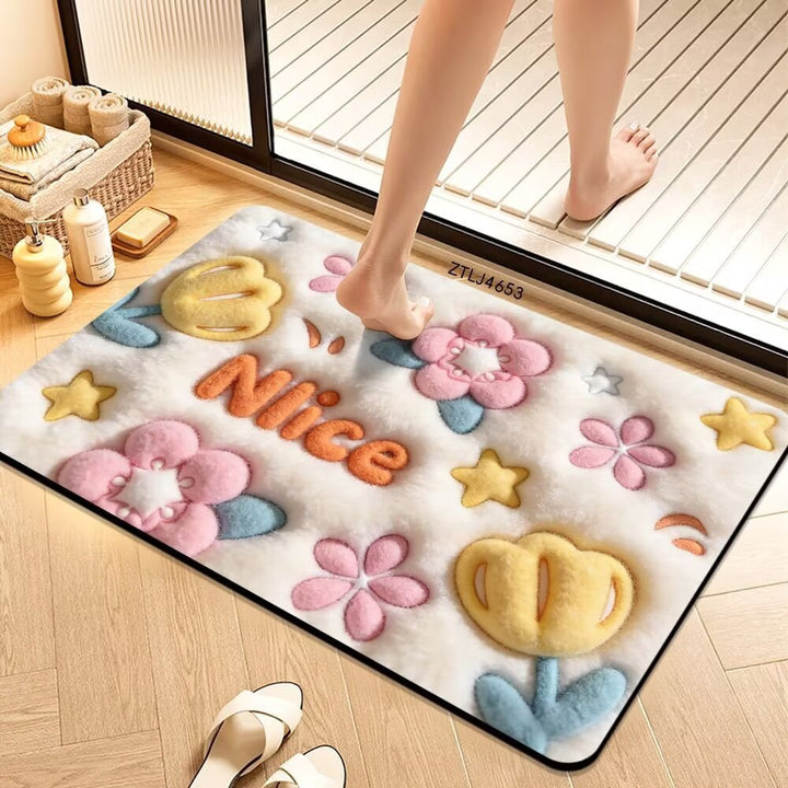 Plush Money-Themed Bath Mat Stornfield