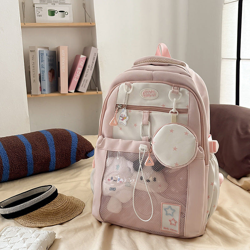 Functional Star-Embellished Backpack Stornfield