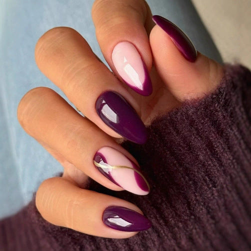 Elegant Gradient Nail Art Finger Design Stornfield