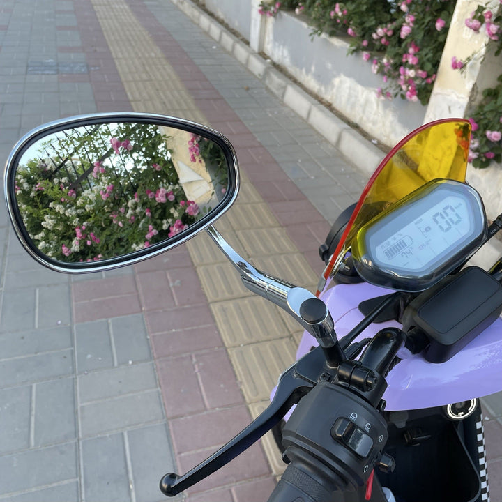 Chrome Plated Adjustable Motorcycle Mirrors Stornfield