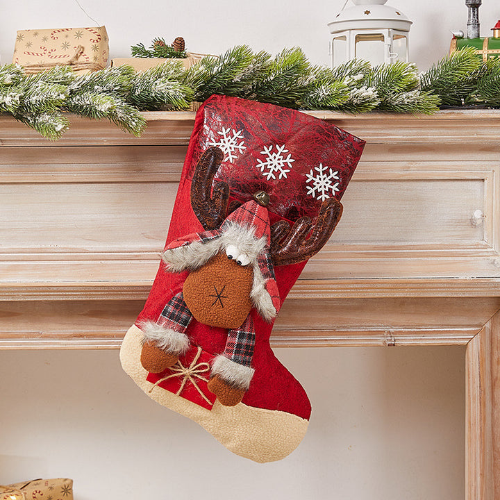 Festive Christmas stocking with nostalgic design Stornfield