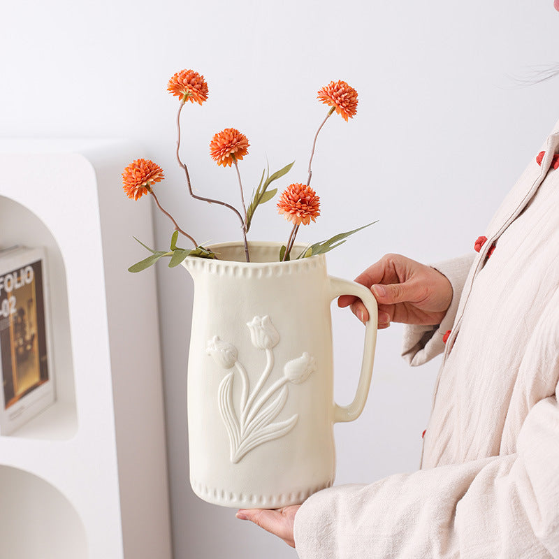 Decorative Ceramic Pitcher