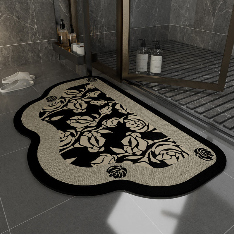 Cloud-Shaped Shower Mat for Bathroom