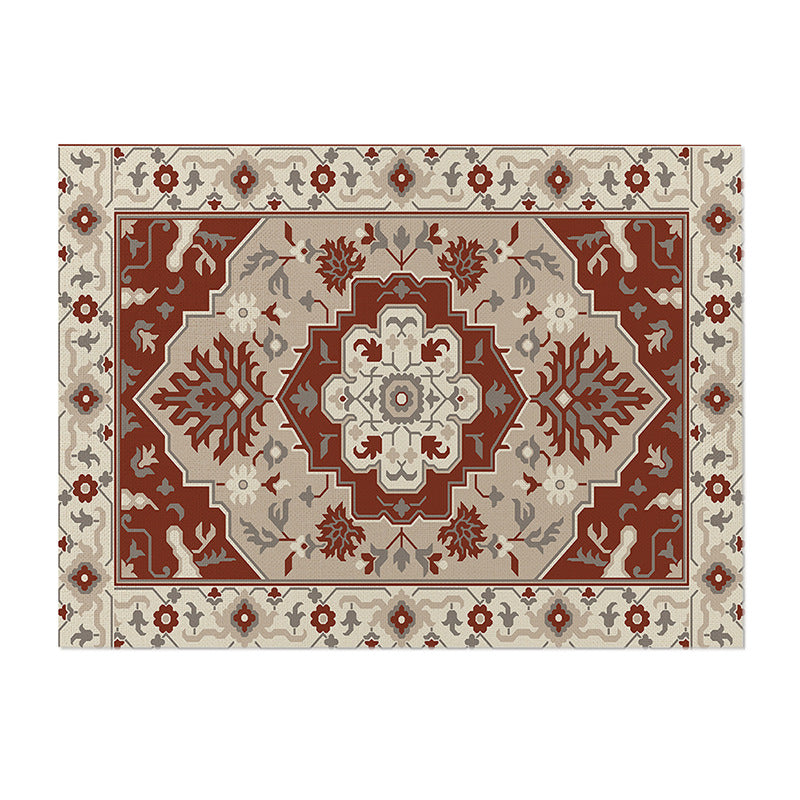 Handwoven-Inspired Oriental Medallion Area Rug
