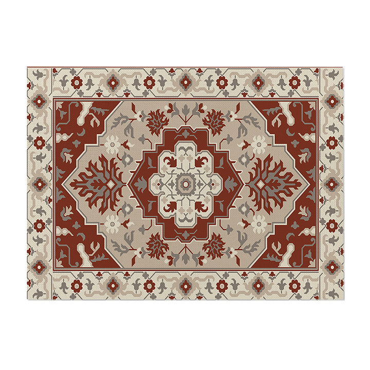 Handwoven-Inspired Oriental Medallion Area Rug