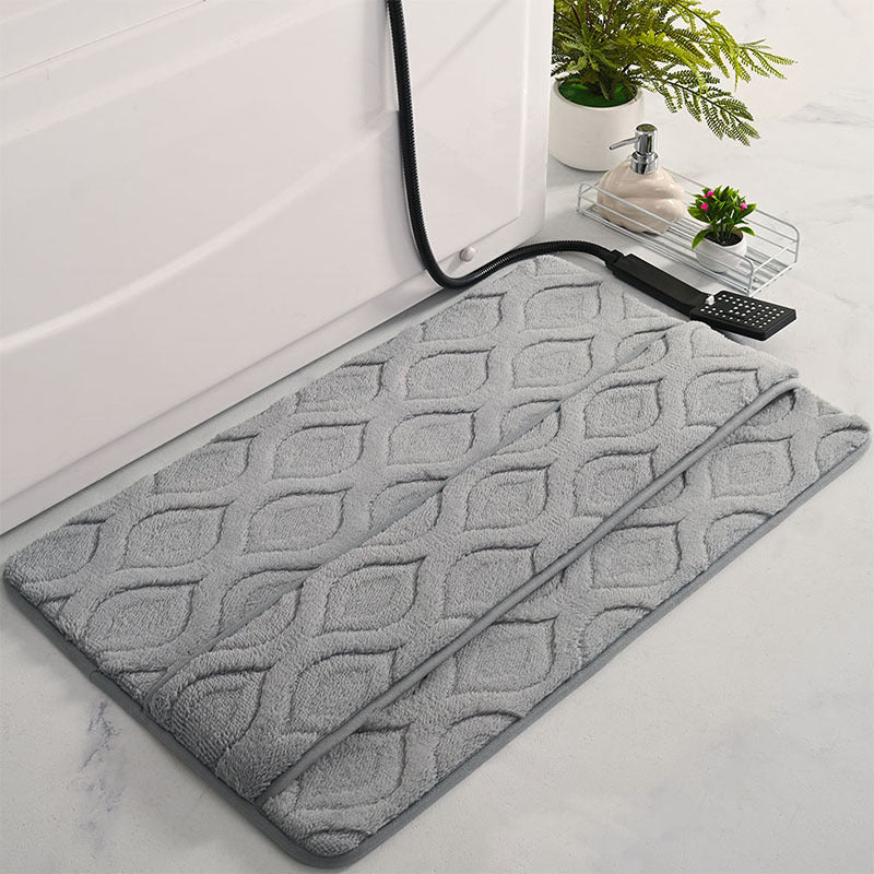 Luxurious Textured Bathroom Mat