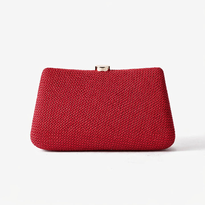 Textured Knit Evening Clutch