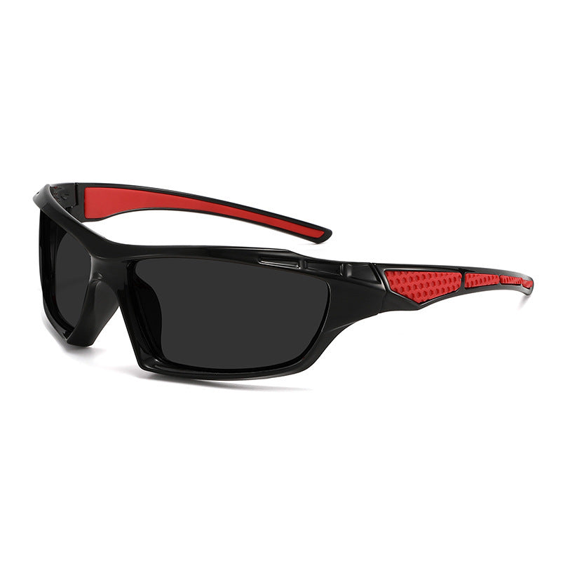 Unisex nan sporty wraparound sunglasses with polarized, shatterproof polycarbonate lenses and non-slip nose pads Stornfield