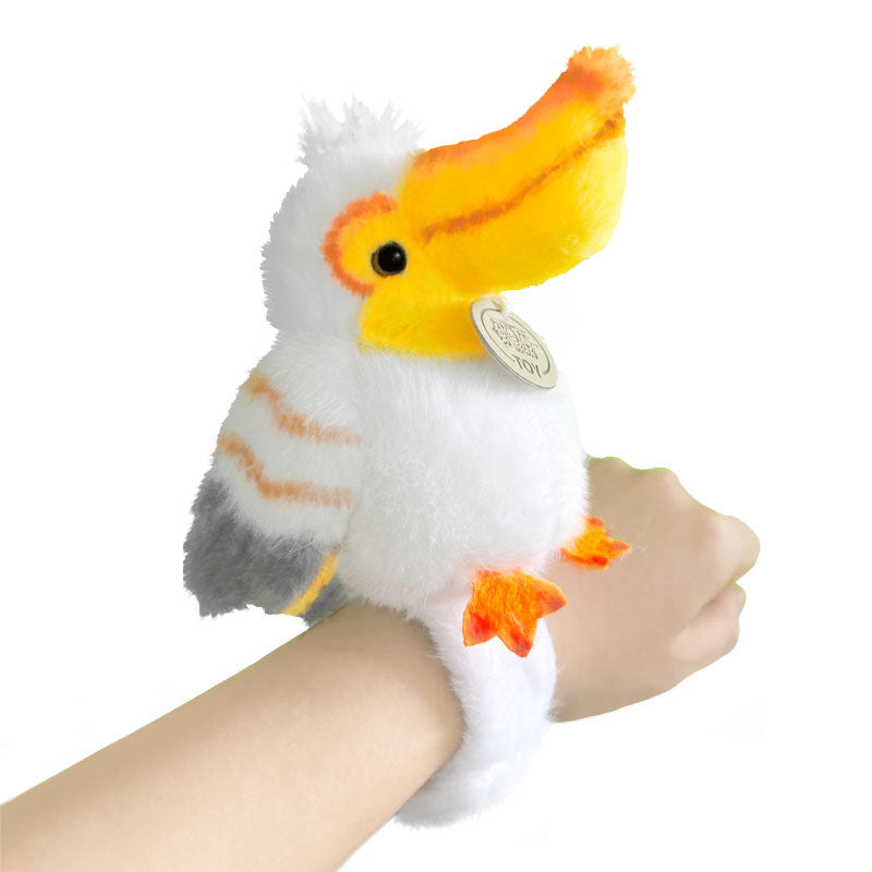 Plush Shoulder-Sitting Toucan Clip-On Companion with Metal Clip and Soft Huggable Body Stornfield