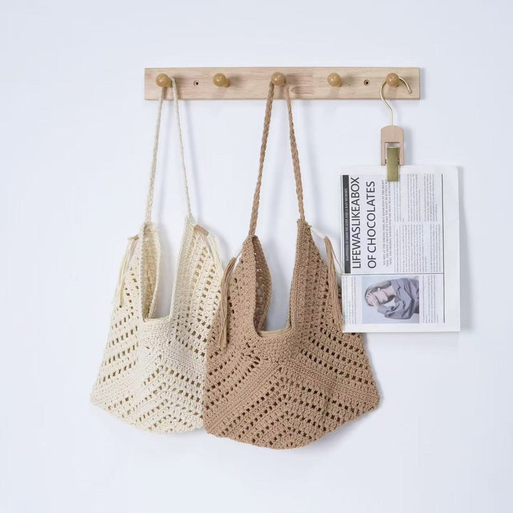 Handcrafted net tote bag Stornfield