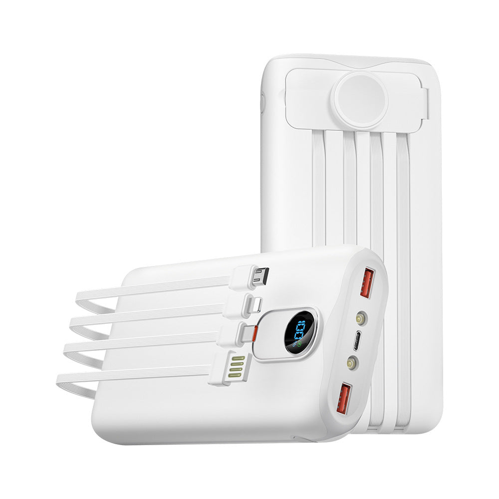 Portable power bank with fast inductive charging and multiple USB ports Stornfield