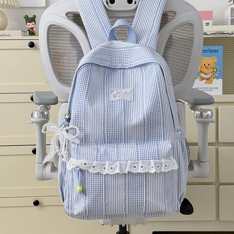Stylish Striped Design Backpack Stornfield