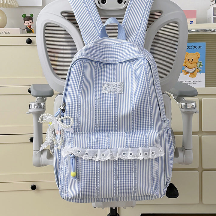 Stylish Striped Design Backpack Stornfield
