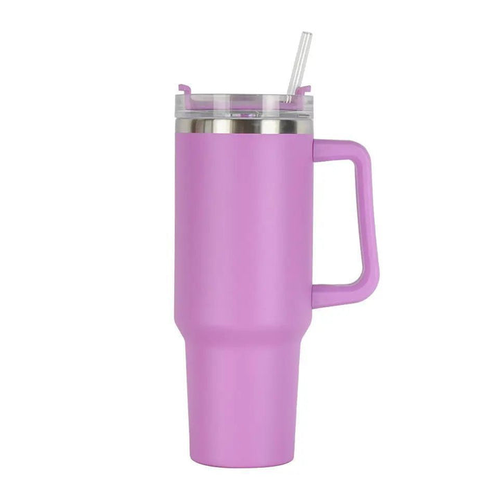 Women's Insulated Drinking Cup with Handle and Straw Stornfield