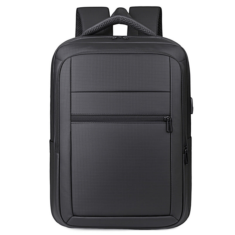 Stylish business backpack with protective compartments and ergonomic carrying system Stornfield