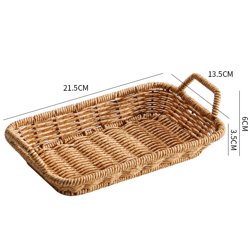Rectangular Woven Storage Basket Stornfield