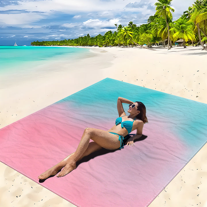 Mandala Design Beach Mat Stornfield