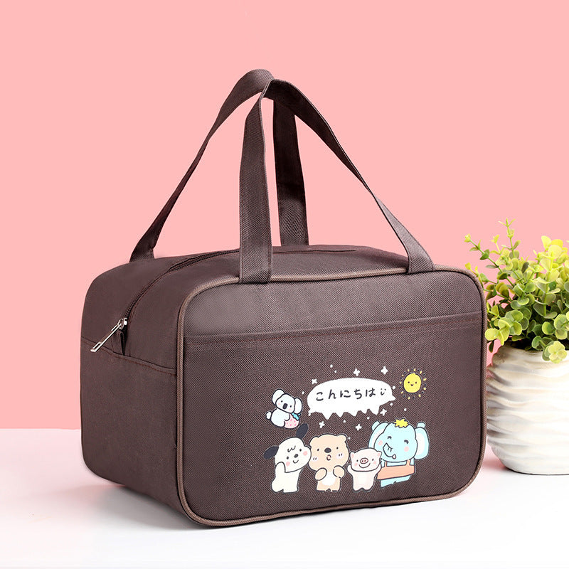 Cute Bear-Themed Insulated Lunch Carrier Stornfield