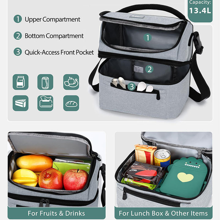 Ladies Insulated Picnic Bag with Multiple Compartments Stornfield
