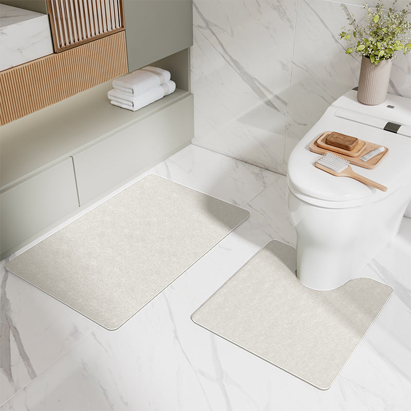 Soft Absorbent Bathroom Mat Set
