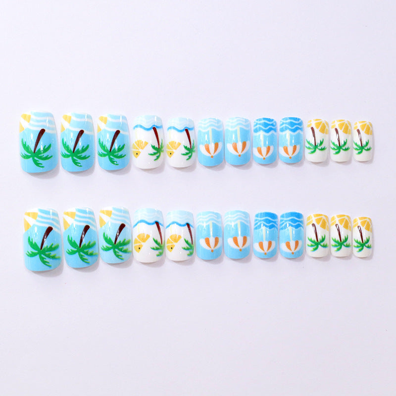 Beach-Themed Decorative Nail Art Stornfield