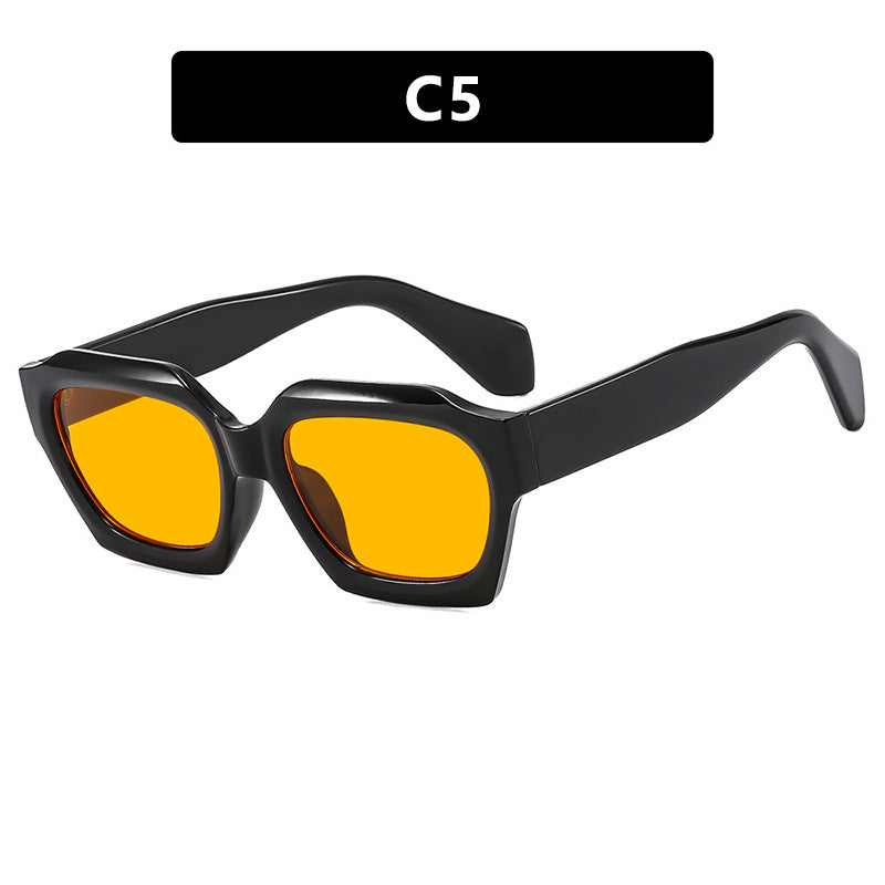 Women's fashionable sunglasses with distinctive geometric design and protective UV filter Stornfield